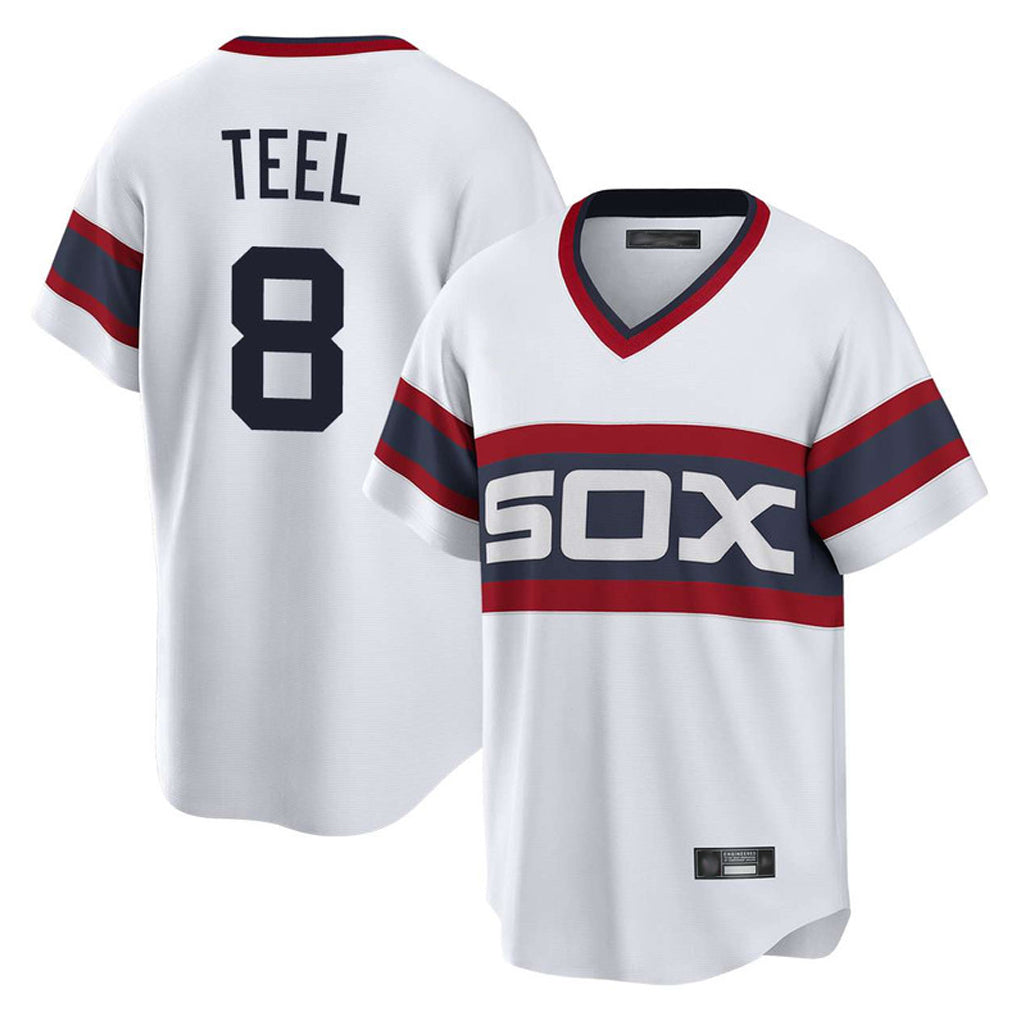 Trusc C.White Sox #8 Kyle Teel Player White T-shirt Home Game Stitched Jerseys