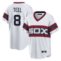 Trusc C.White Sox #8 Kyle Teel Player White T-shirt Home Game Stitched Jerseys