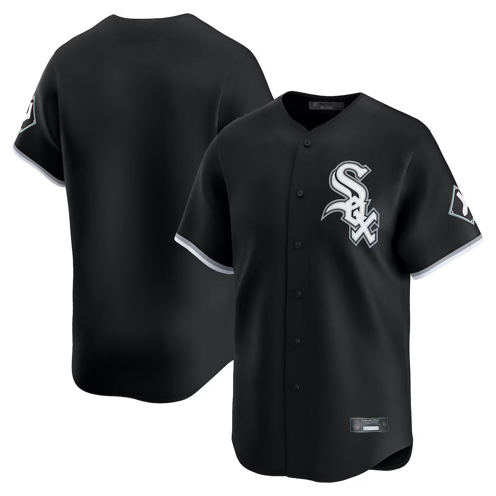 Trusc C.White Sox ## White Sox Blank Player Black Limited Home Stitched Jerseys