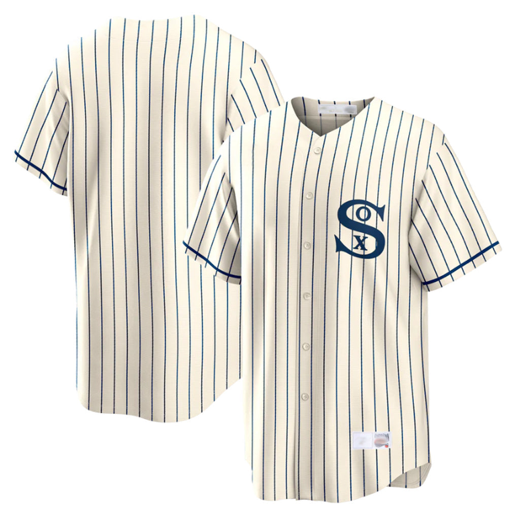 Trusc C.White Sox ## White Sox Blank Player Cream Cooperstown Collection Field of Dreams Home Stitched Jerseys