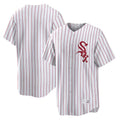 Trusc C.White Sox ## White Sox Blank Player Red Stripe White Home Game Stitched Jerseys