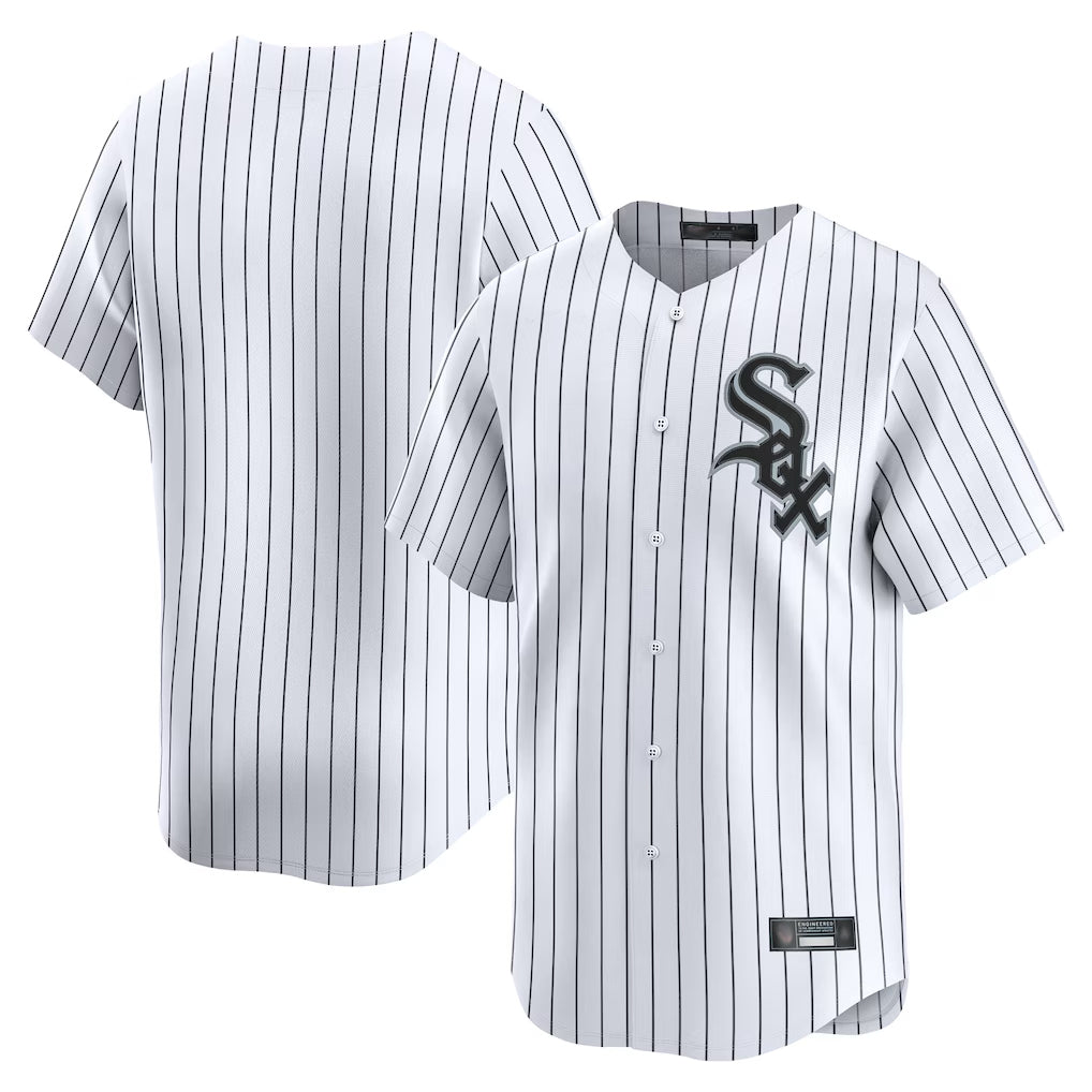 Trusc C.White Sox ## White Sox Blank Player White Stripe Limited Home Stitched Jerseys