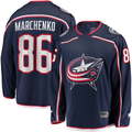 Trusc CB.Jackets #86 Kirill Marchenko Navy Home Breakaway Jersey