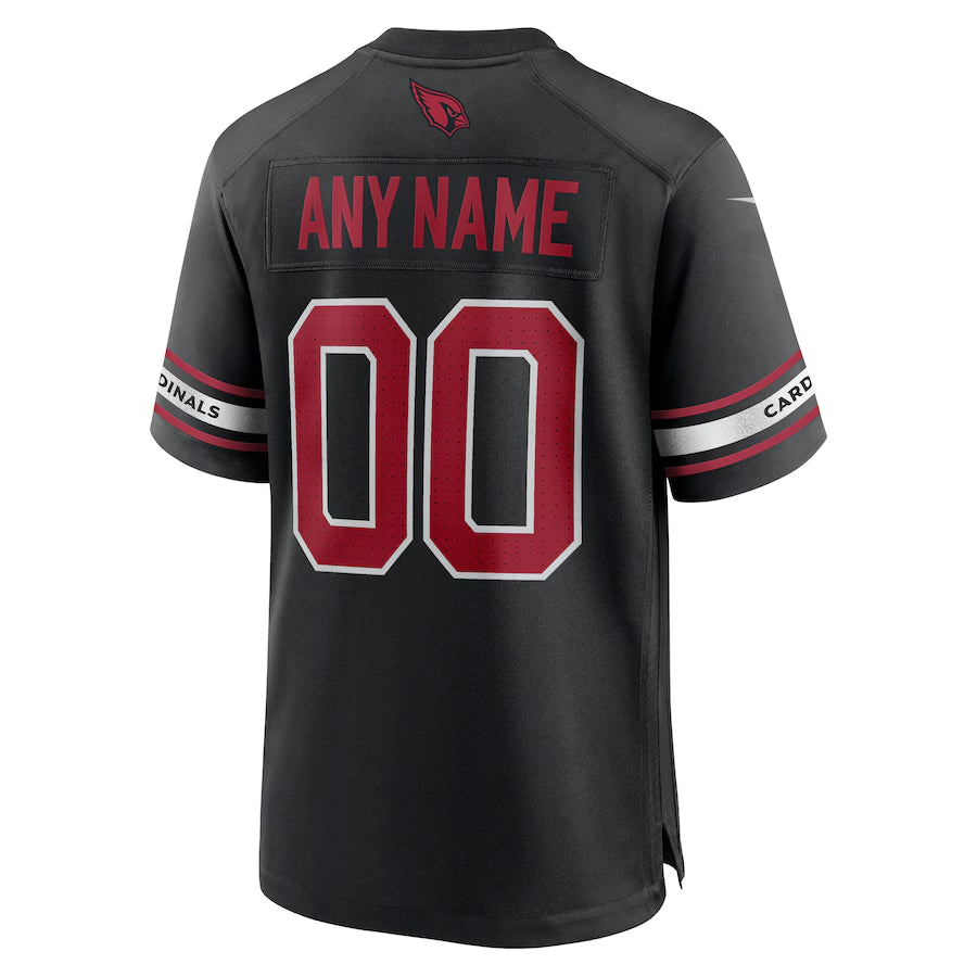 Trusc Custom A.Cardinals Black Replica Alternate Game Stitched Jerseys
