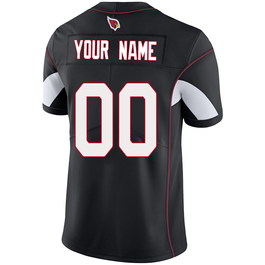 Trusc Custom A.Cardinals Black Vapor Untouchable Elite Stitched Jerseys