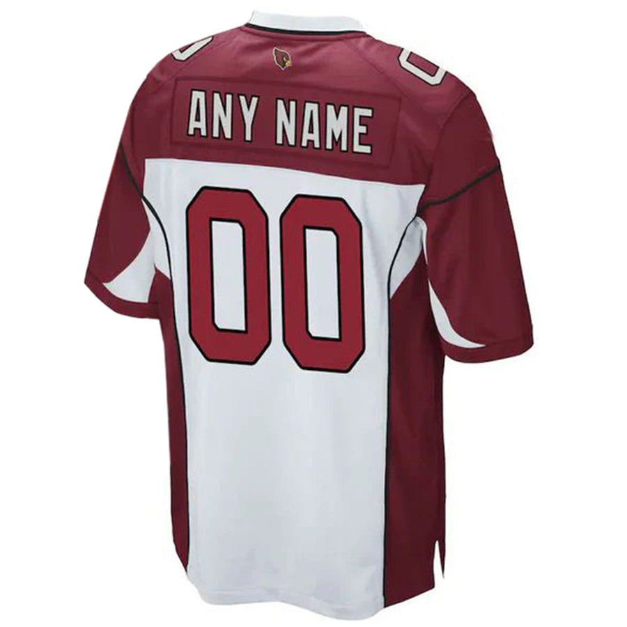 Trusc Custom A.Cardinals White-Red Game Stitched Jerseys