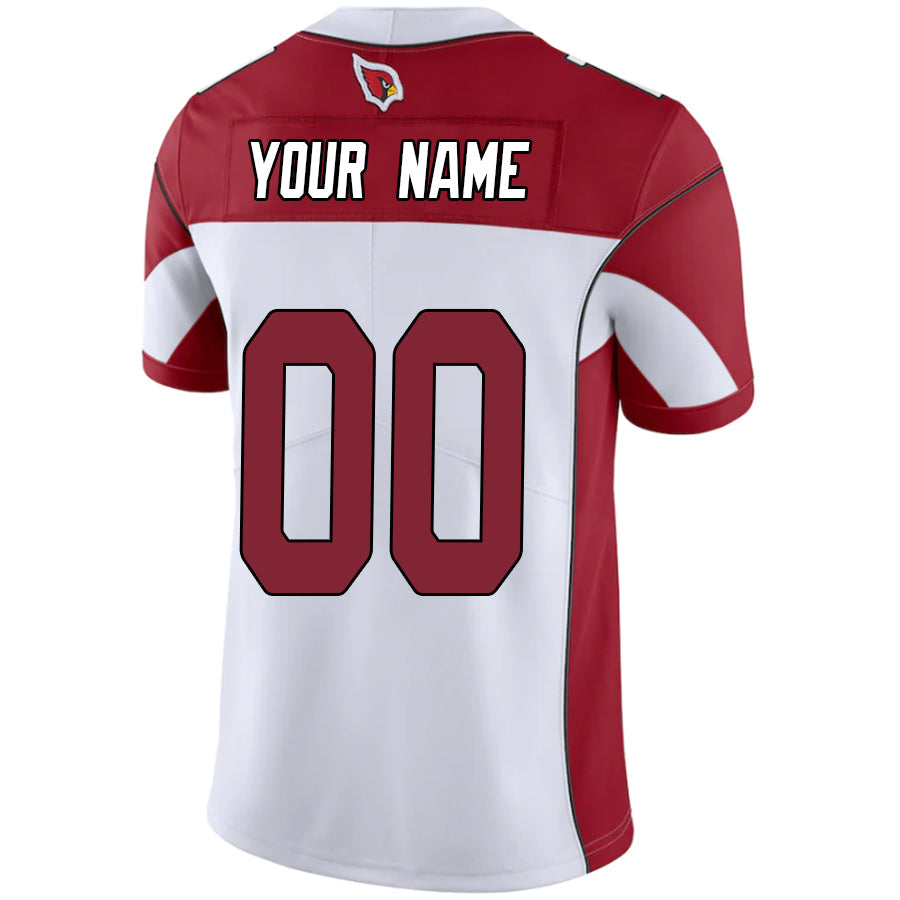 Trusc Custom A.Cardinals White-Red Vapor Untouchable Elite Stitched Jerseys