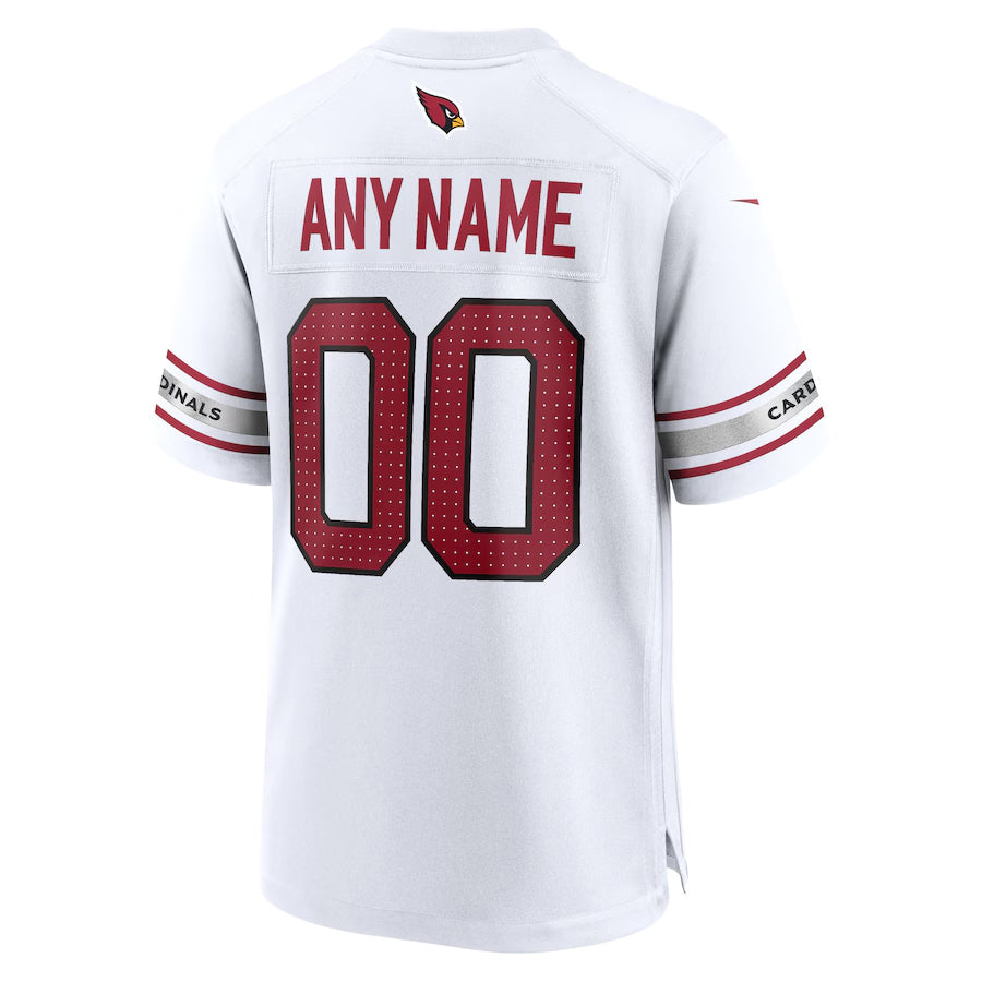Trusc Custom A.Cardinals White Game Road Home Stitched Jerseys