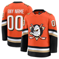 Trusc Custom A.Ducks Orange Home Authentic Pro Jerseys