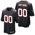 Trusc Custom A.Falcons Black Alternate Game Stitched Jerseys