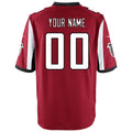 Trusc Custom A.Falcons Red Game Stitched Jerseys
