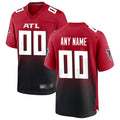 Trusc Custom A.Falcons Red Replica Home Game Stitched Jerseys