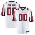 Trusc Custom A.Falcons White Game Stitched Jerseys