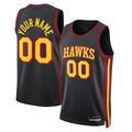 Trusc Custom A.Hawks Black 2022-23 Swingman Jerseys - Statement Edition