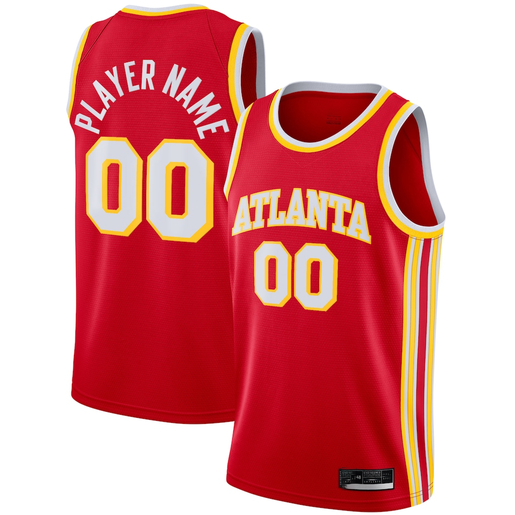 Trusc Custom A.Hawks Red 2020-21 Swingman Jerseys - Icon Edition