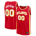 Trusc Custom A.Hawks Red Fast Break Jerseys - Icon Edition