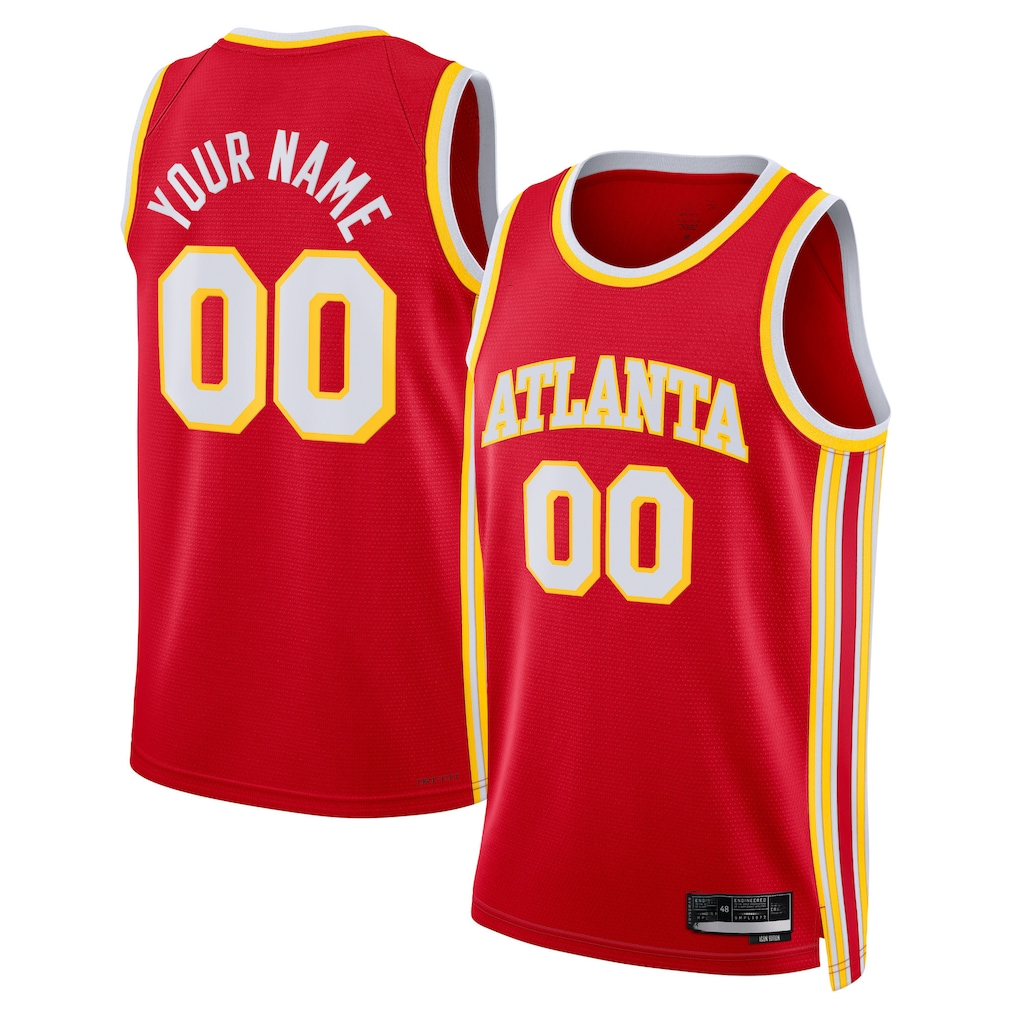 Trusc Custom A.Hawks Red Swingman Jerseys - Icon Edition