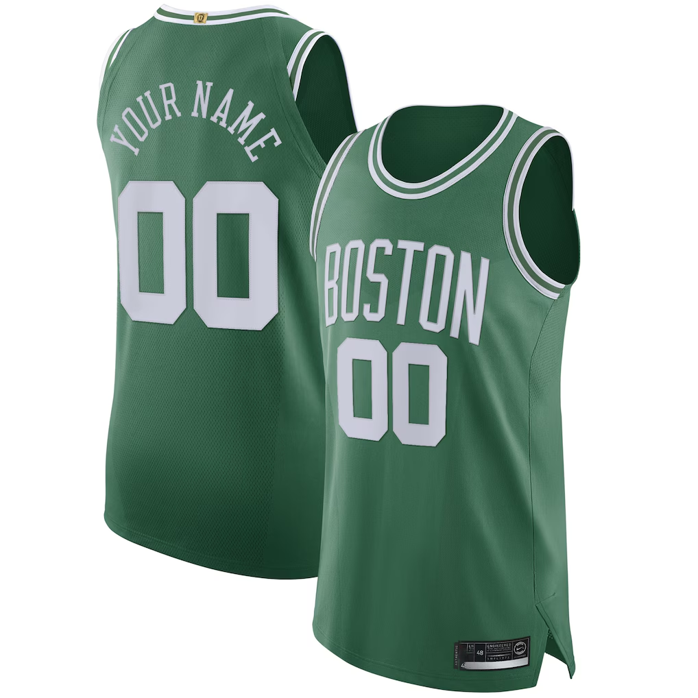 Trusc Custom B.Celtics Green 202021 Authentic Jerseys - Icon Edition