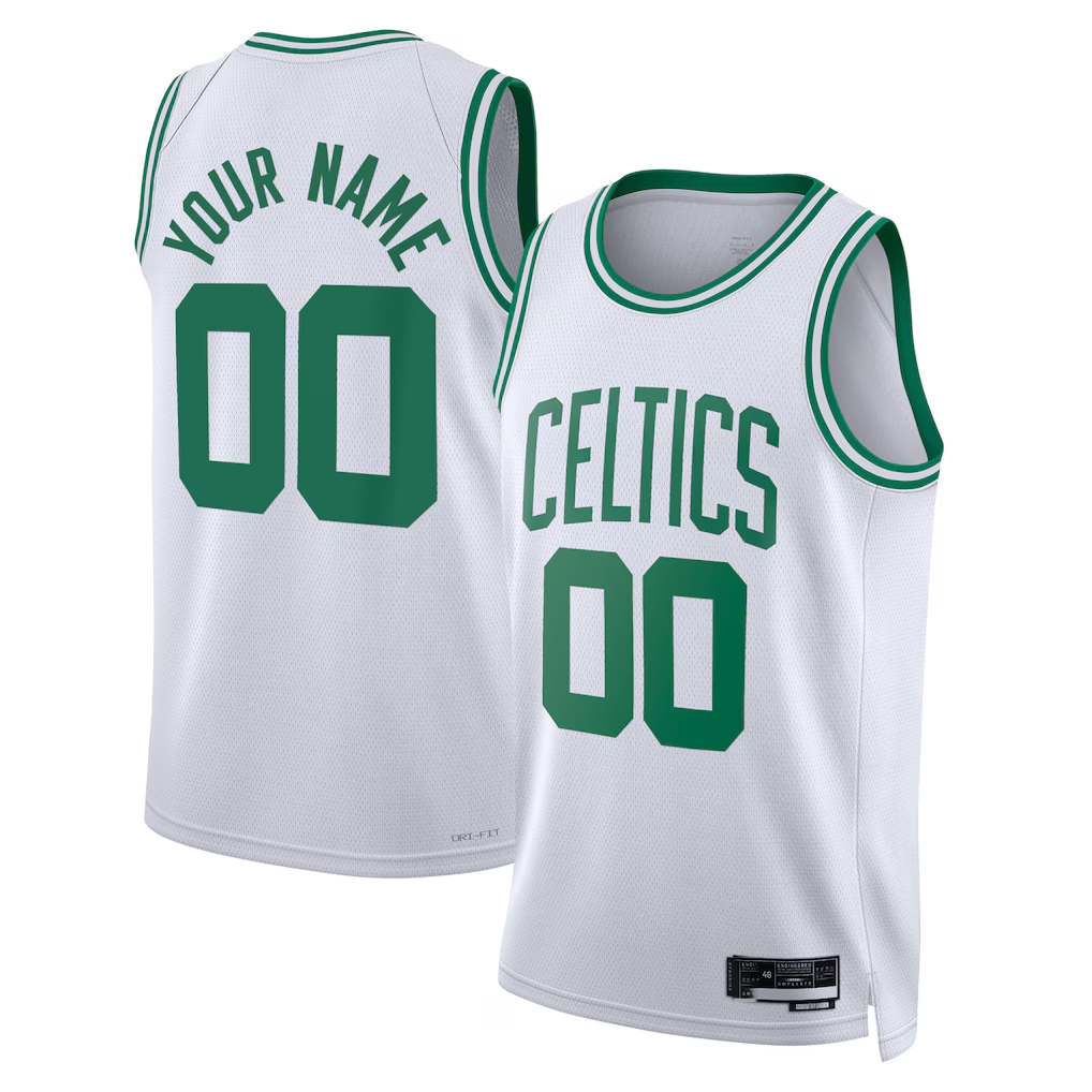 Trusc Custom B.Celtics White Swingman Jerseys - Association Edition