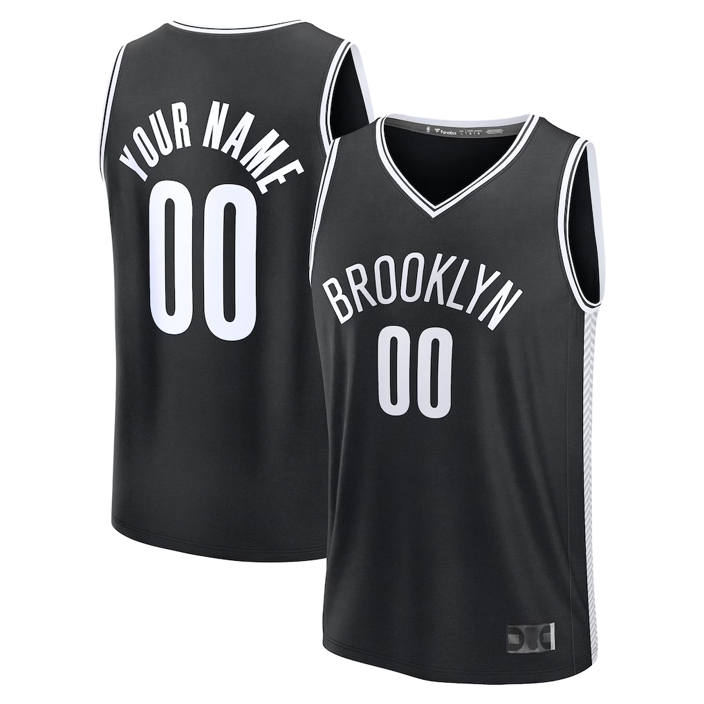 Trusc Custom B.Nets Black Fast Break Jerseys - Icon Edition