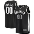 Trusc Custom B.Nets Black Fast Break Replica Jerseys - Icon Edition