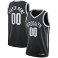 Trusc Custom B.Nets Black Swingman Custom Jerseys - Icon Edition