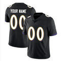 Trusc Custom B.Ravens Black Replica Limited Game Stitched Jerseys