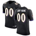 Trusc Custom B.Ravens Black Speed Machine Elite Stitched Jerseys