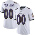 Trusc Custom B.Ravens White Vapor F.U.S.E. Limited Stitched Jerseys
