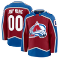 Trusc Custom C.Avalanche Burgundy Home Premium Jerseys