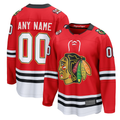 Trusc Custom C.Blackhawks Red Centennial Breakaway Jerseys