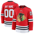 Trusc Custom C.Blackhawks Red Centennial Premium Jerseys