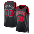 Trusc Custom C.Bulls Black 2022-23 Swingman Jerseys - Statement Edition
