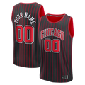 Trusc Custom Chicago BullsC.Bulls Black Fast Break Jerseys - Icon Edition