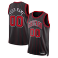 Trusc Custom C.Bulls Black Swingman Jerseys - Statement Edition