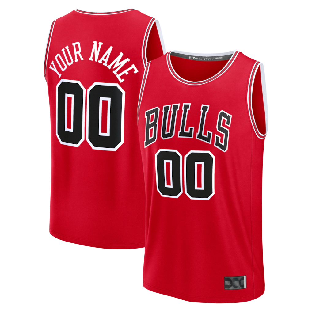 Trusc Custom C.Bulls Red Fast Break Jerseys - Icon Edition