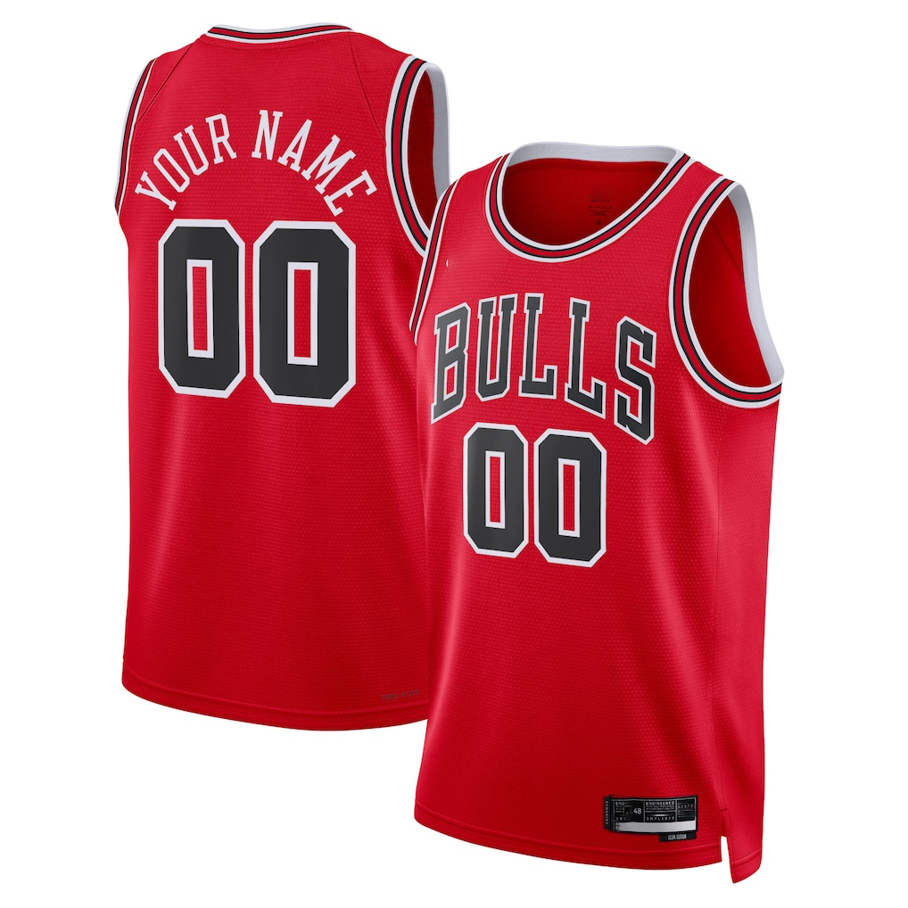 Trusc Custom C.Bulls Red Swingman Jerseys - Icon Edition