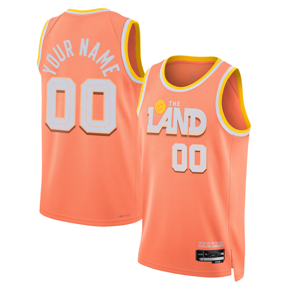Trusc Custom C.Cavaliers Orange 202526 City Edition Swingman Jerseys