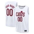 Trusc Custom C.Cavaliers White Fast Break Jerseys - Icon Edition