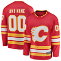 Trusc Custom C.Flames Red Home Breakaway Jerseys
