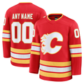 Trusc Custom C.Flames Red Home Premium Jerseys