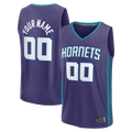 Trusc Custom C.Hornets  Purple Fast Break Jerseys - Icon Edition