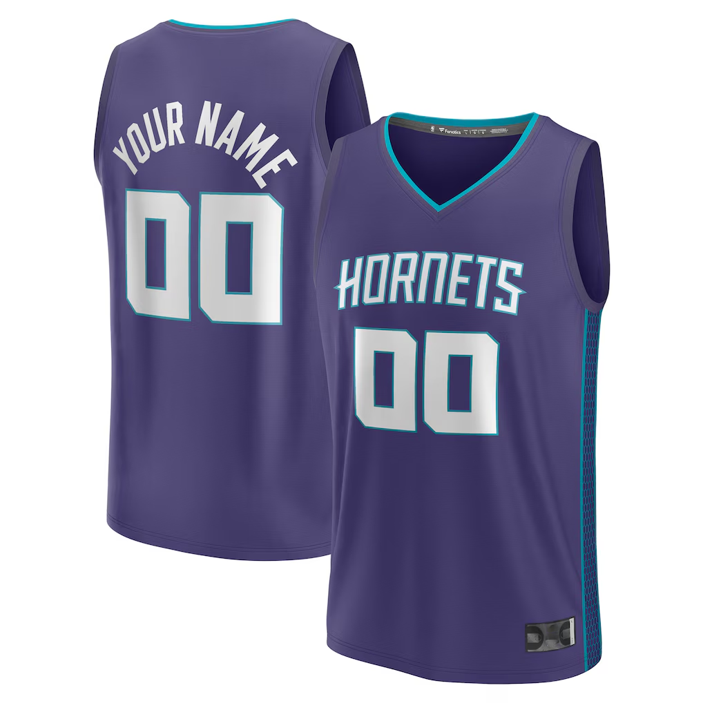 Trusc Custom C.Hornets  Purple Fast Break Jerseys - Statement Edition