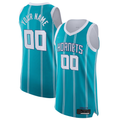 Trusc Custom C.Hornets  Teal 202021 Authentic Jerseys - Icon Edition