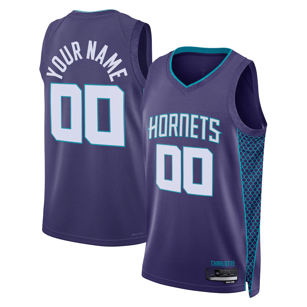 Trusc Custom C.Hornets Teal 202223 Swingman Jerseys - Statement Edition