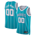 Trusc Custom C.Hornets  Teal Swingman Jerseys - Icon Edition
