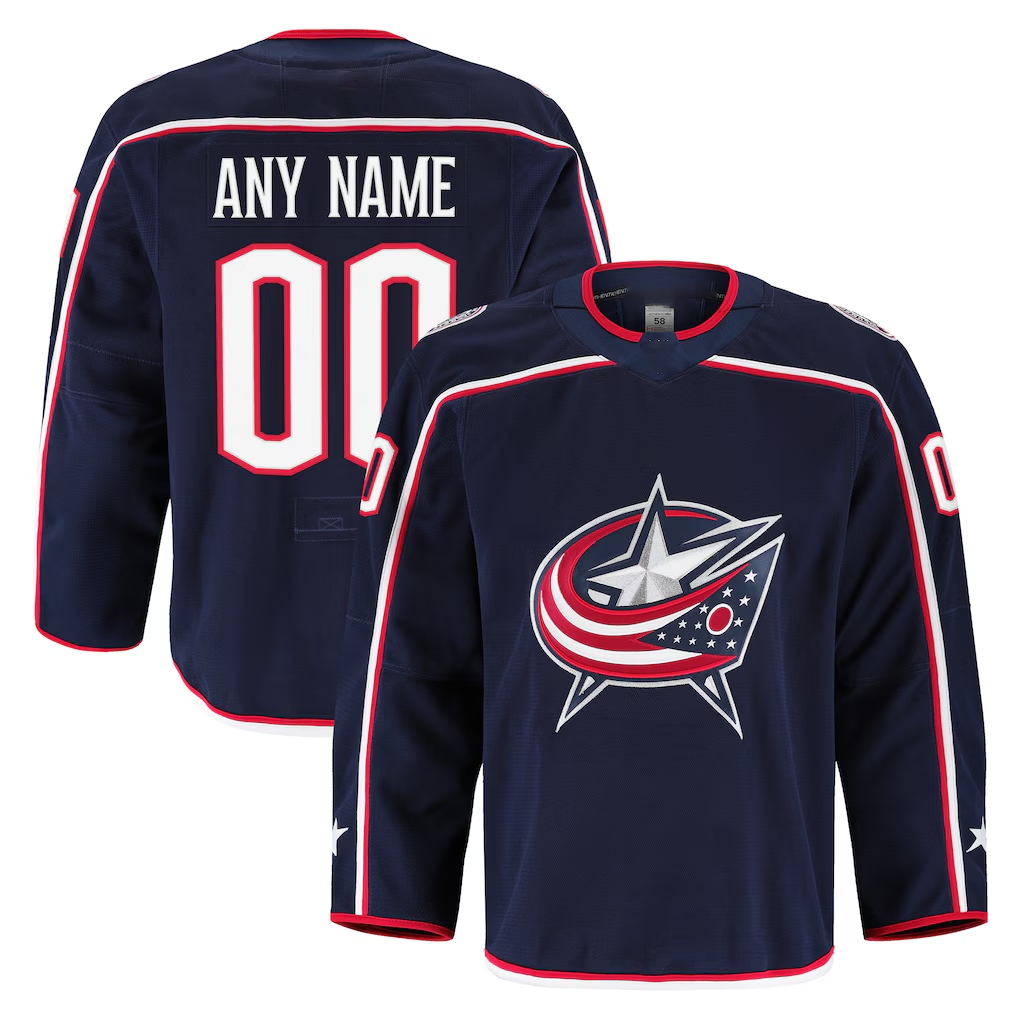 Trusc Custom CB.Jackets Navy Home Authentic Pro Jersey