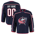 Trusc Custom CB.Jackets Navy Home Authentic Pro Jersey
