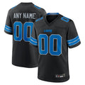 Trusc Custom D.Lions Black Home Game Stitched Jerseys