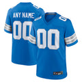 Trusc Custom D.Lions Blue Home Game Stitched Jerseys